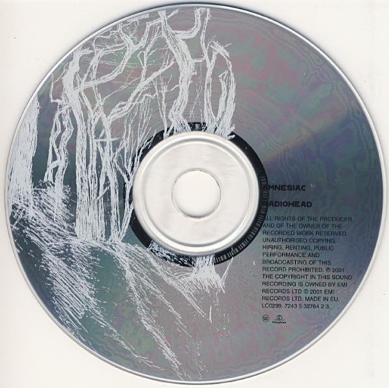 The disc, UK CD (Parlophone, 2001)