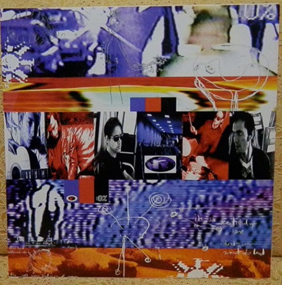 LP inner sleeve, collage side (Parlophone, UK, 1995)