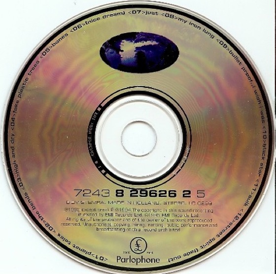 The bonus Live EP disc from the two-CD edition (Parlophone, Belgium, 1996)