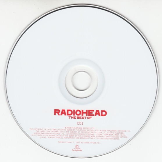 Disc one of the later Warner pressing, in white (Parlophone 227 5882)