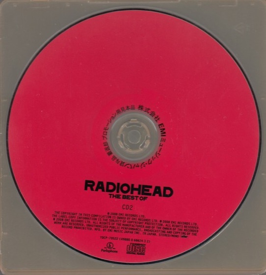 Disc two, in red, Japanese double CD (EMI Music Japan, 2008)