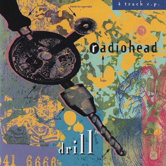 The front, as the Radiohead Public Library keeps it (Parlophone, 1992)