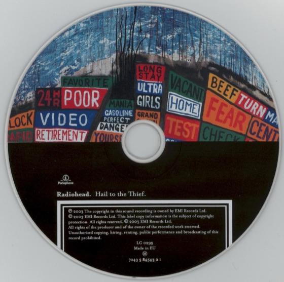 The disc, first UK pressing (Parlophone, 2003)