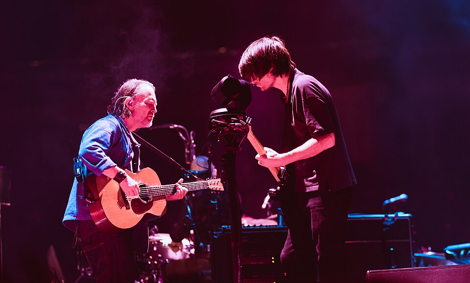 Thom Yorke and Jonny Greenwood at the O2, London, 24 November 2025
