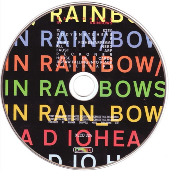 The disc, first CD (XL Recordings, 2007)