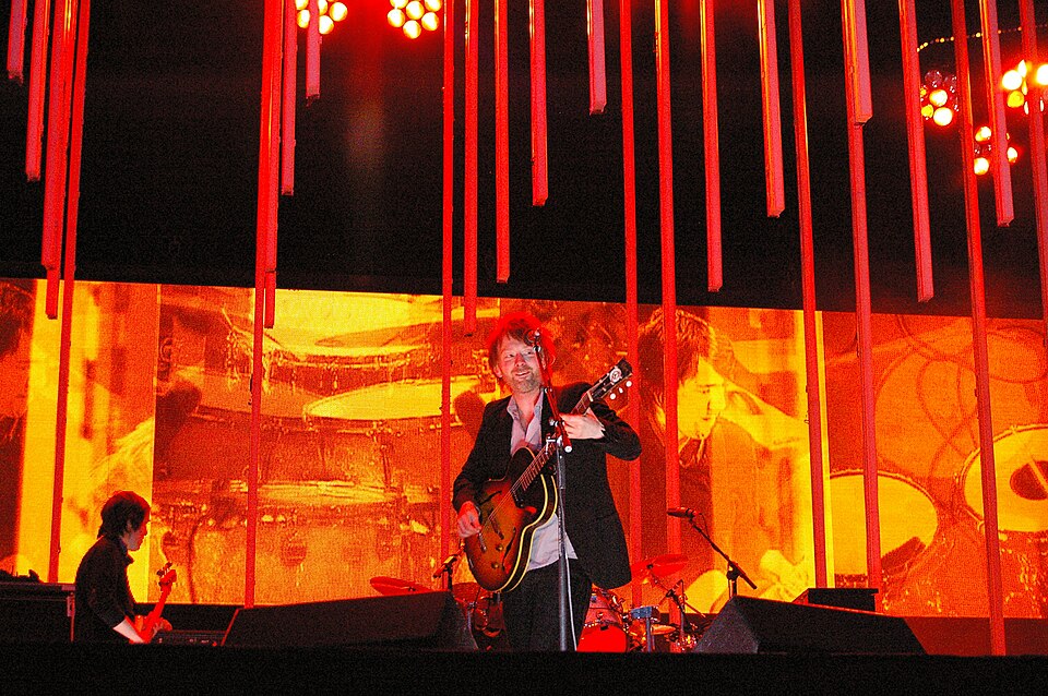 Thom Yorke at the Main Square Festival in Arras, 6 July 2008