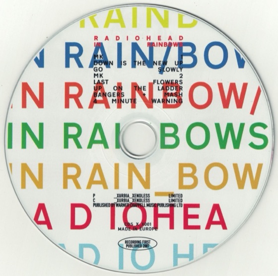 The disc, CDS_X_X001, from the discbox (_Xurbia_Xendless, 2007)