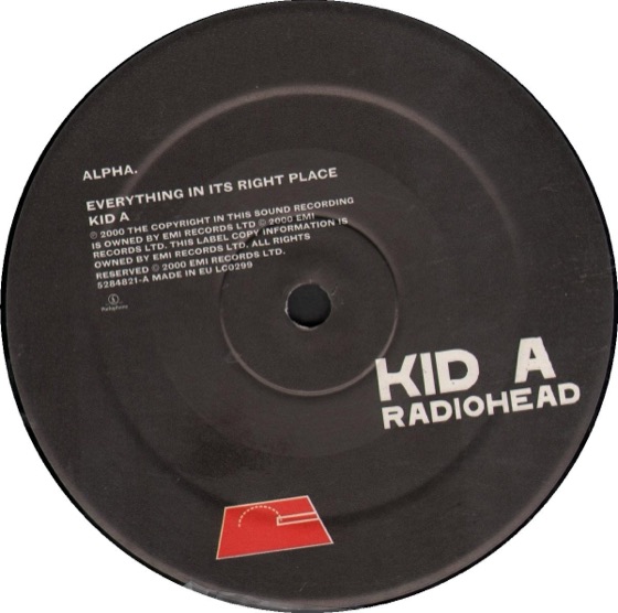 Side Alpha, the first of two ten-inch records (Parlophone, 2000)