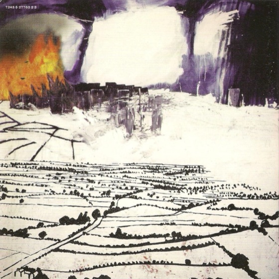 Booklet page, a fire on the snowfield, first UK CD (Parlophone, 2000)