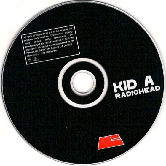 The disc, first UK CD, with the red swimming pool (Parlophone, 2000)