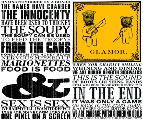 The hidden booklet, “Glamor”, two bears and a gun