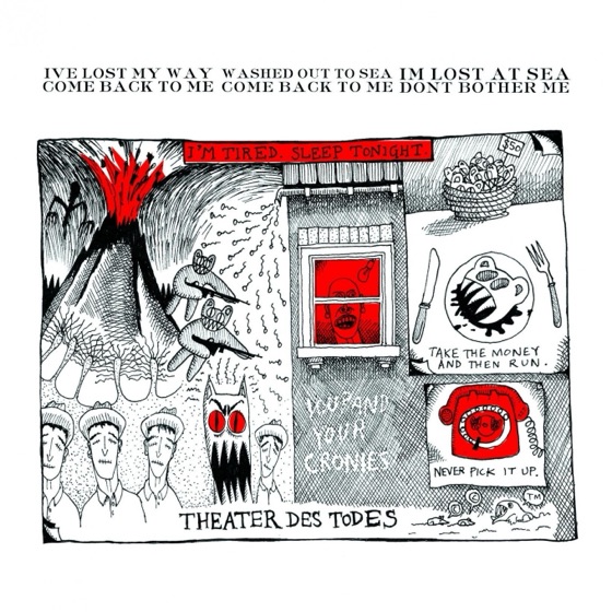 Under the tray, “Theater des Todes”, with words from “In Limbo” (2000)