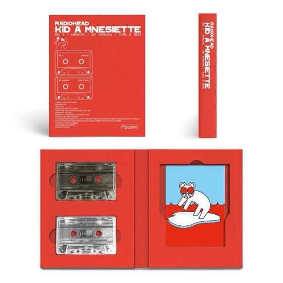 The KID A MNESIETTE cassette box, numbered to 5,000 (XL, 2021)