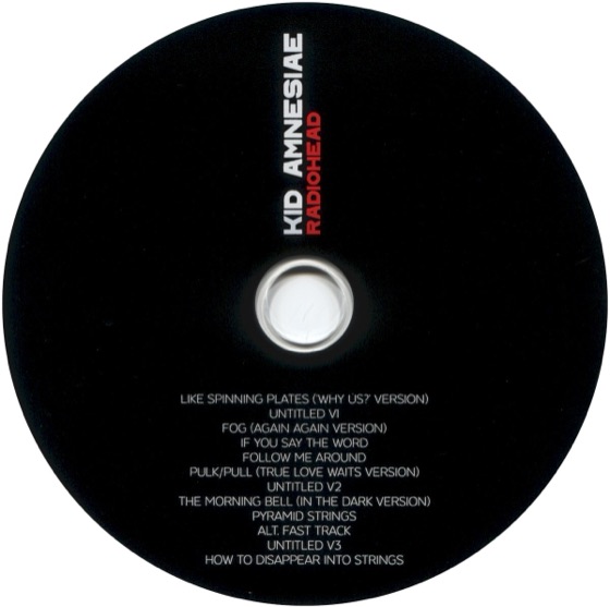 The Kid Amnesiae disc, triple CD (XL, 2021)