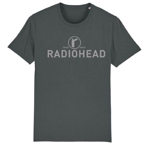 The trade muck logo on a T-shirt, from the Public Library's Pablo Honey room