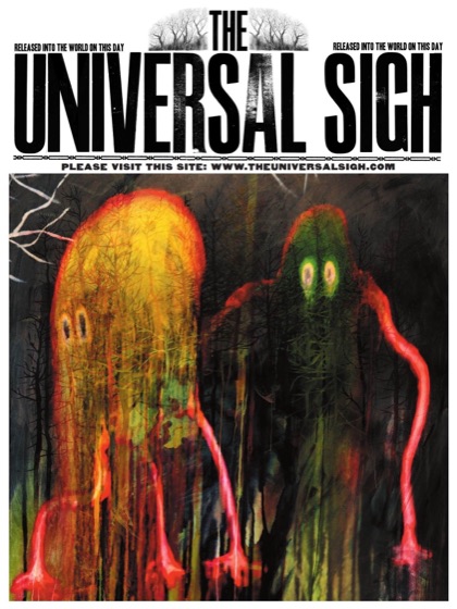 Front page of The Universal Sigh, the free newspaper of 28 March 2011