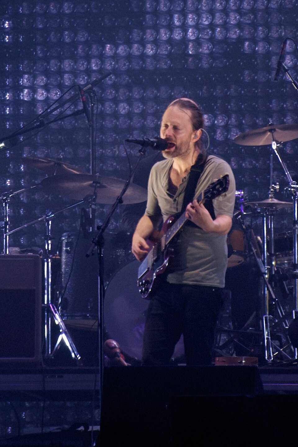 Thom Yorke at the Parco delle Cascine, Florence, 23 September 2012