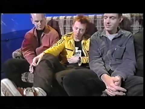 Still from radiohead 'lucky' release interview 1995   "a paddle, sir?!"