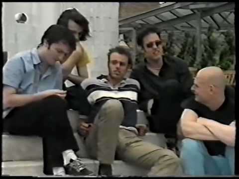 Still from radiohead interview for ok computer 1997