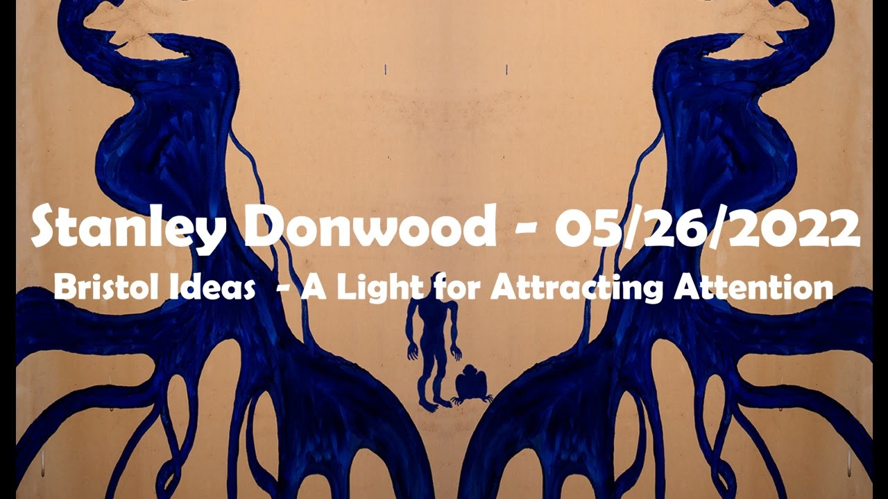 Still from (2022/05/26) Bristol Ideas - A Light for Attracting Attention Interview - Stanley Donwood