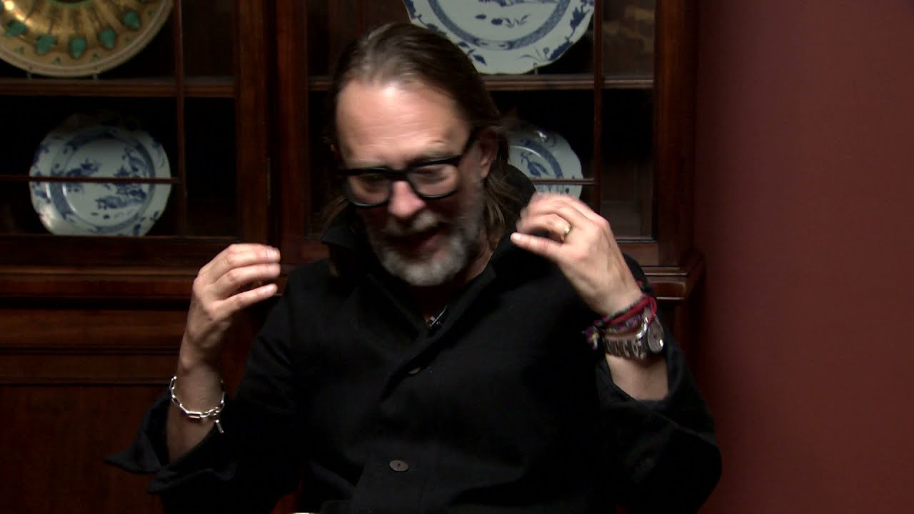 Still from Thom Yorke and Stanley Donwood in conversation with Gareth Evans