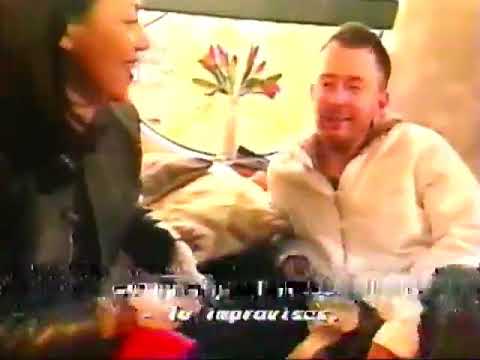 Still from MusiquePlus - Thom Yorke Interview by Elsie Martins (2003)