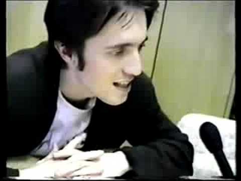 Still from Colin Greenwood Radiohead interview 1994