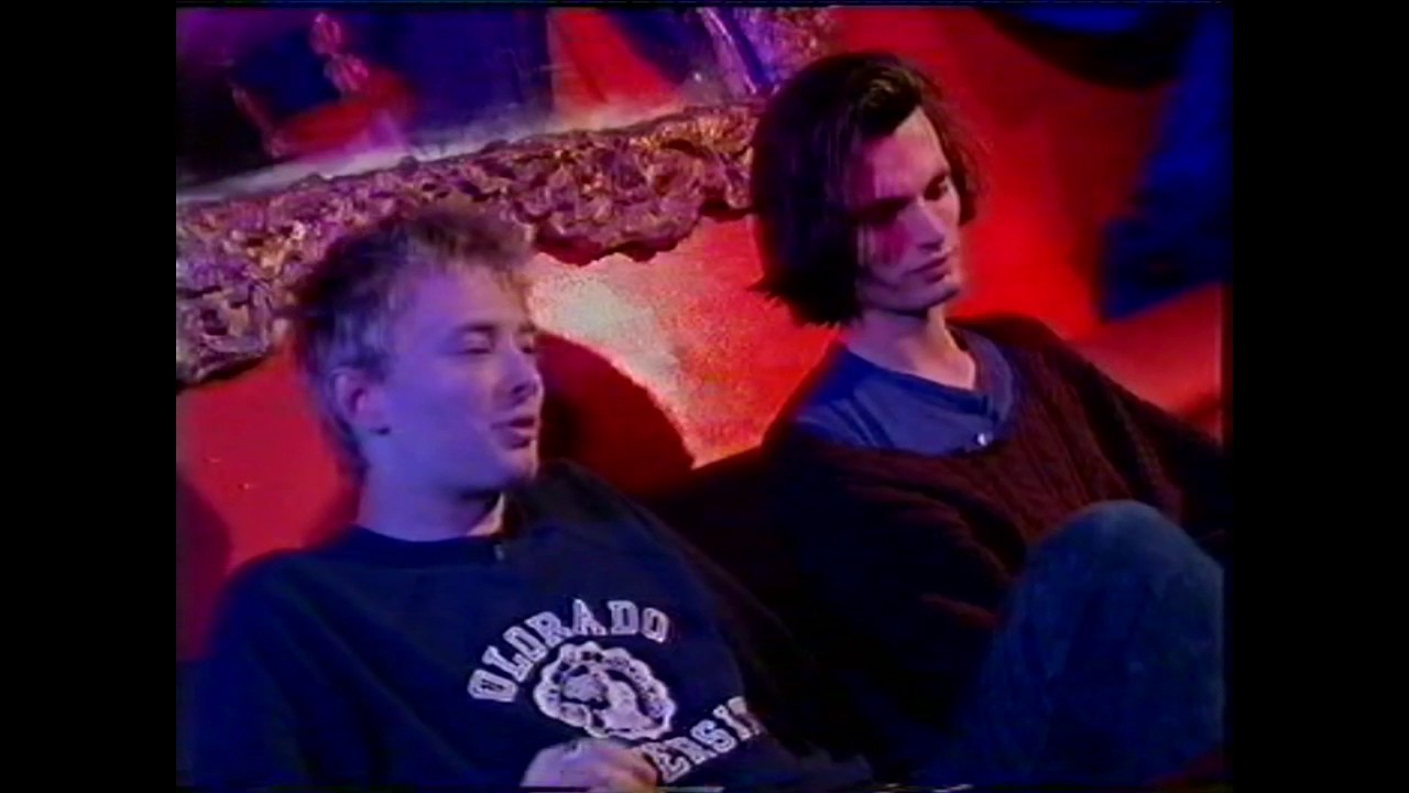 Still from Radiohead - The Bends Interview on The Beat