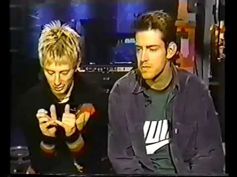 Still from Thom Yorke & Ed O'Brien - MTV Interview 1995 [Radiohead Club]
