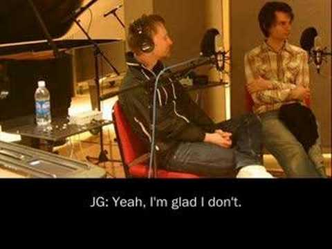 Still from Thom Yorke & Jonny Greenwood Radio Interview