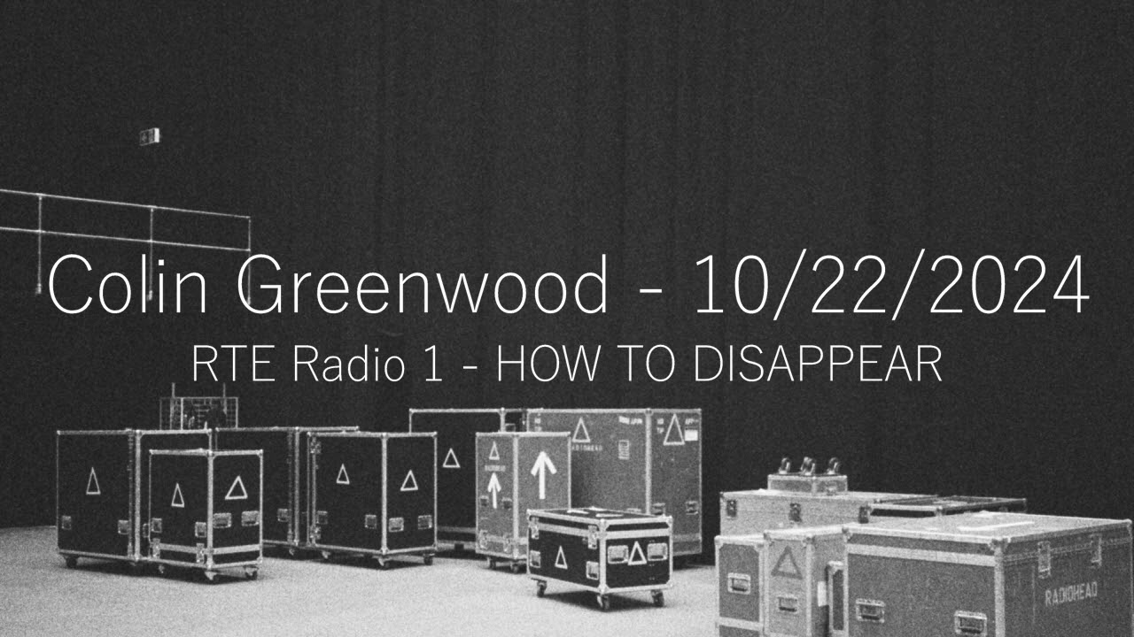Still from (2024/10/22) RTE Radio 1 - How to Disappear Interview - Colin Greenwood