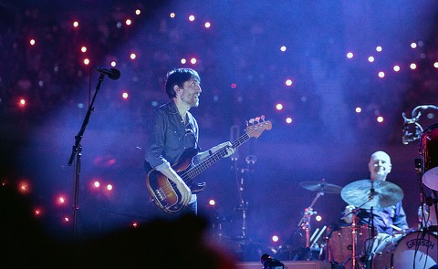 Colin Greenwood and Philip Selway with Radiohead, 8 November 2025