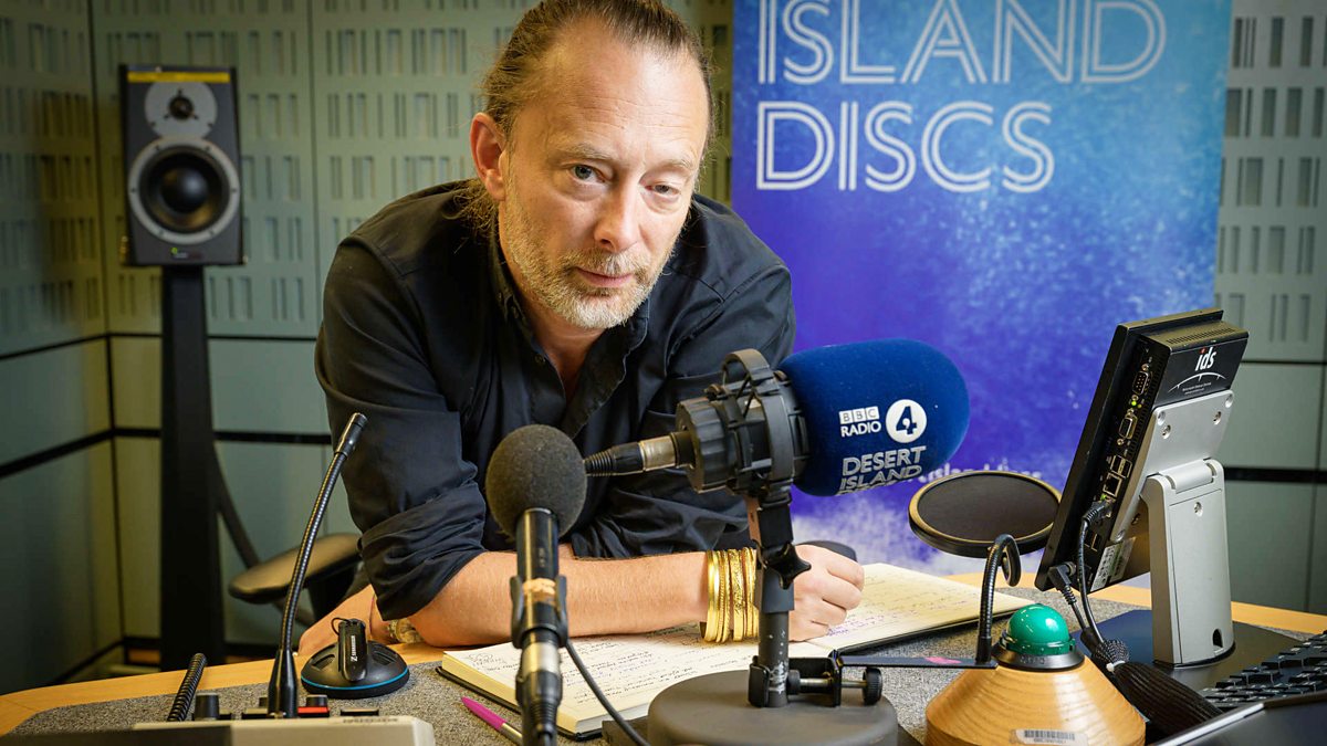 Thom Yorke in the Desert Island Discs studio, BBC Radio 4, 2019
