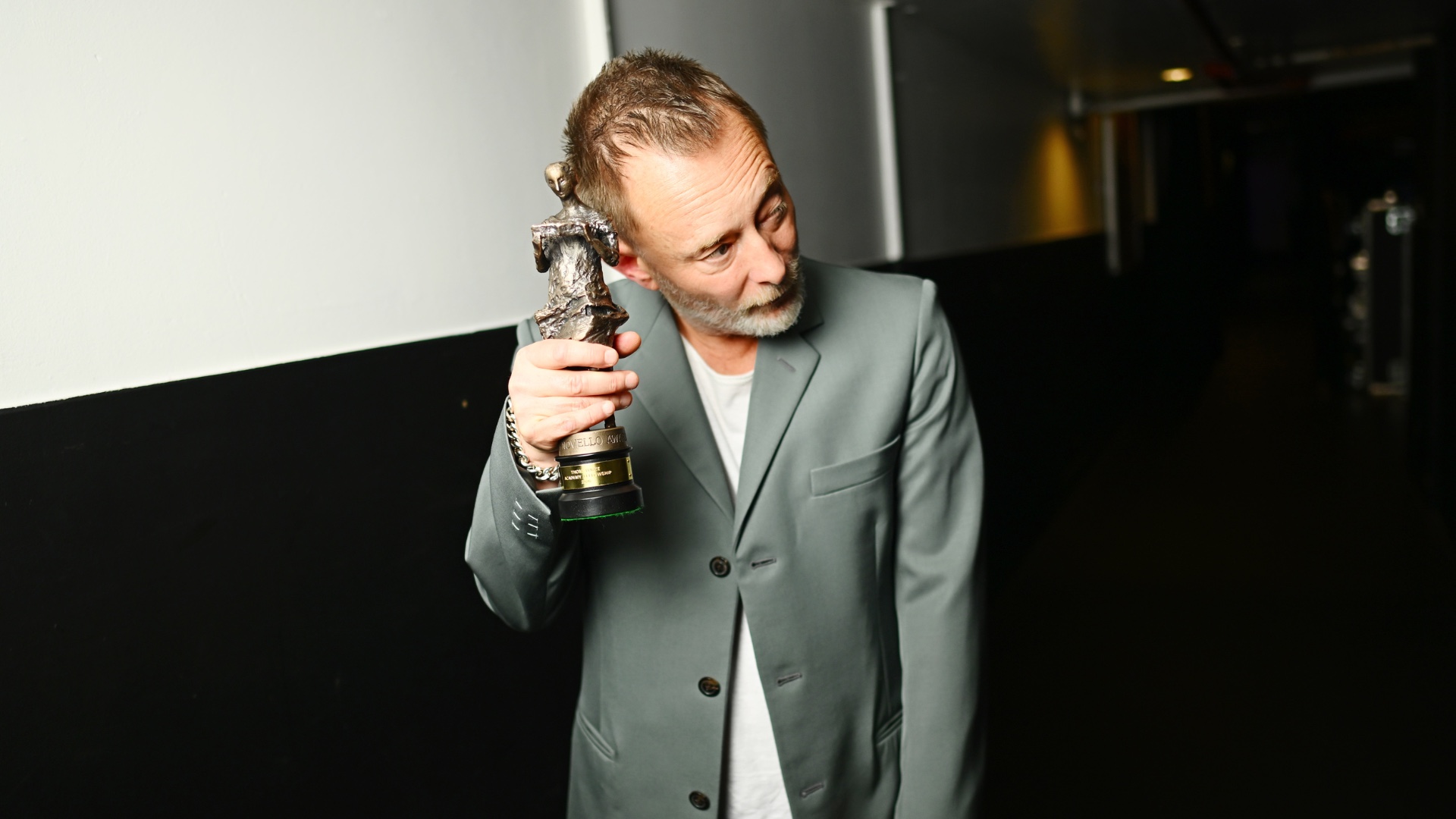 Thom Yorke with his Ivors Academy Fellowship award, Ivor Novello Awards, London, May 2026