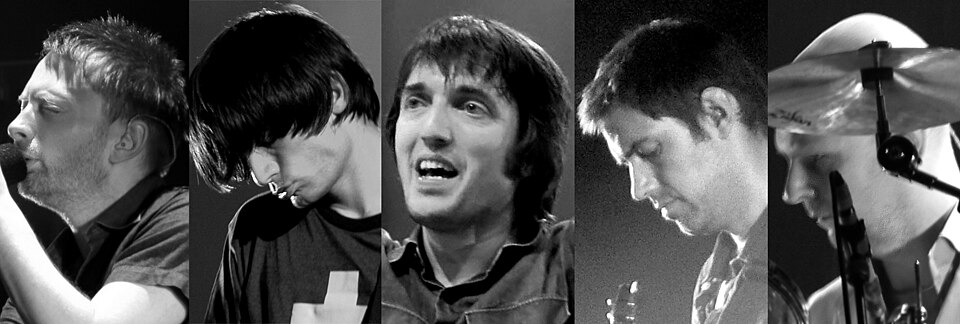Thom Yorke, Jonny Greenwood, Colin Greenwood, Ed O'Brien and Philip Selway, 16 December 2007