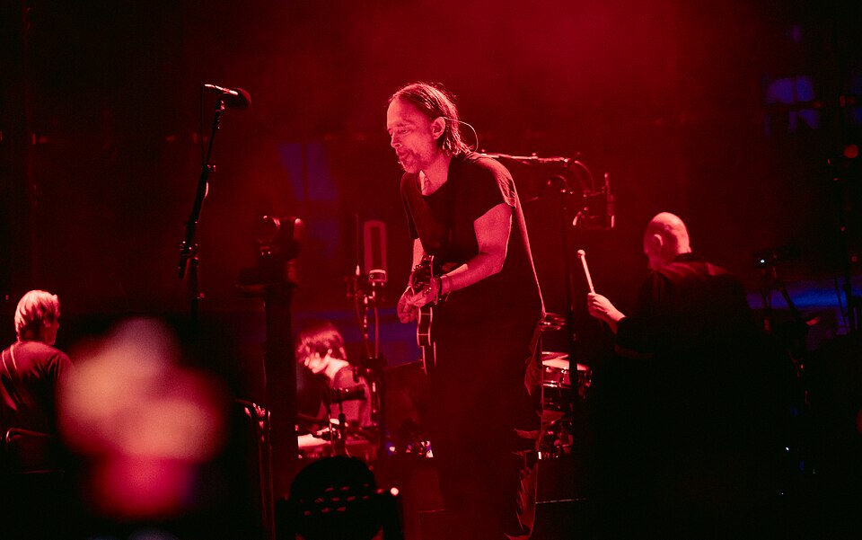 Thom Yorke and Philip Selway with Radiohead, 8 November 2025