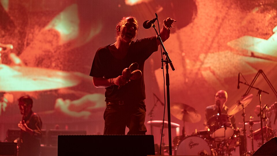 Thom Yorke with Radiohead at Bell Centre, 17 July 2018