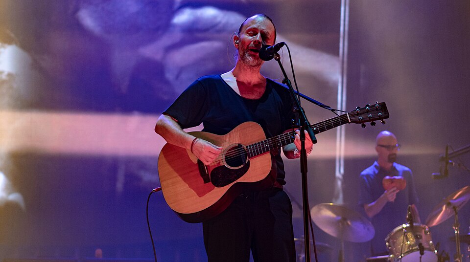 Thom Yorke with Radiohead at Bell Centre, 17 July 2018
