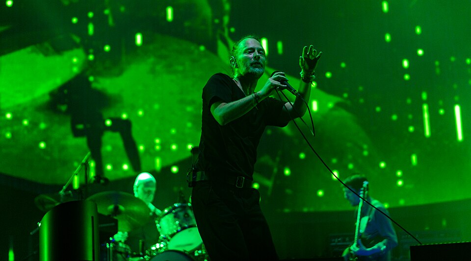 Thom Yorke with Radiohead at Bell Centre, 17 July 2018