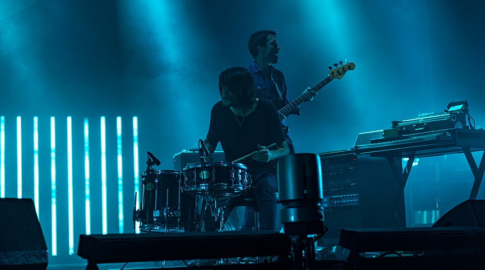 Jonny Greenwood with Radiohead at Bell Centre, 17 July 2018