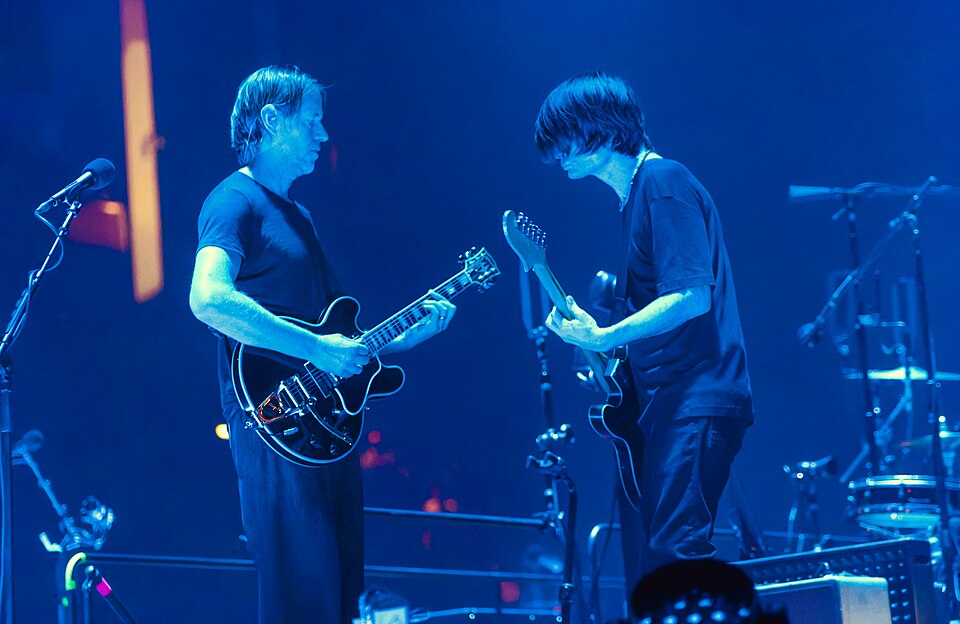 Ed O'Brien and Jonny Greenwood with Radiohead at The O2, 21 November 2025