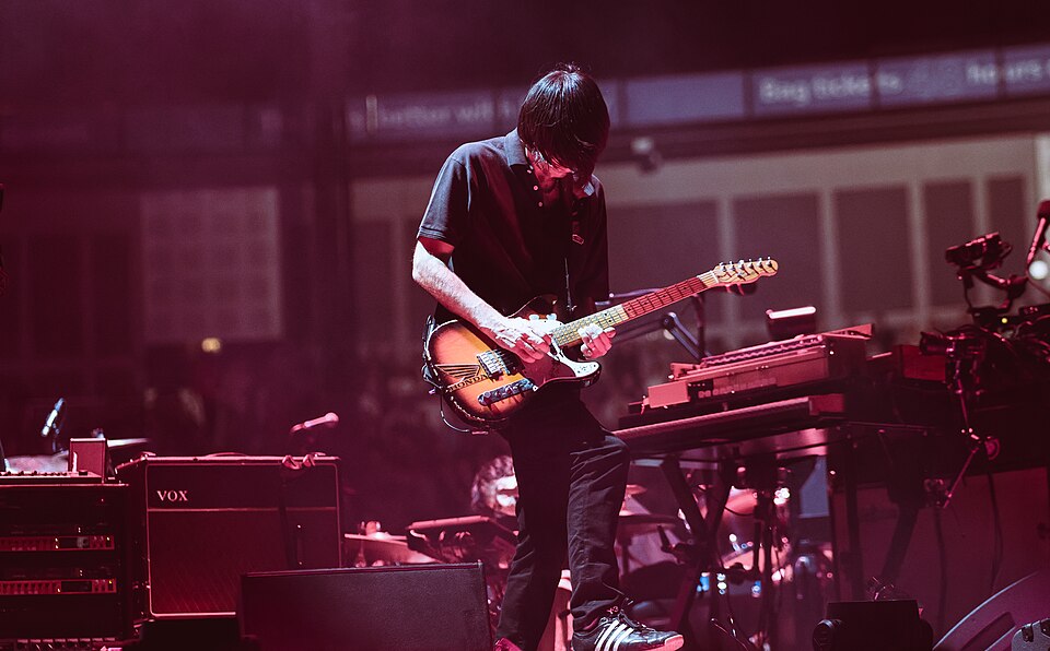 Jonny Greenwood with Radiohead at The O2, 24 November 2025