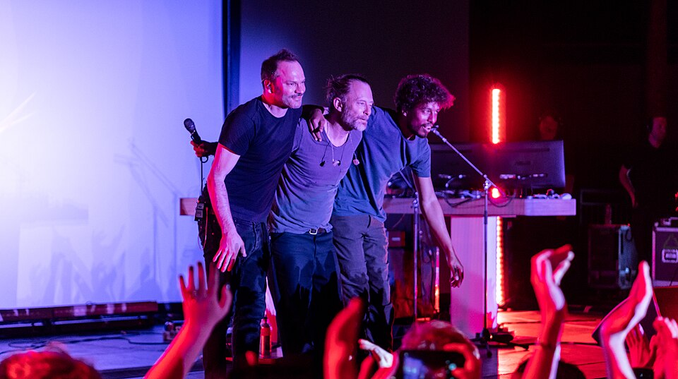 Nigel Godrich and Thom Yorke, 8 June 2018