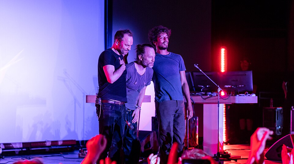 Nigel Godrich and Thom Yorke, 8 June 2018