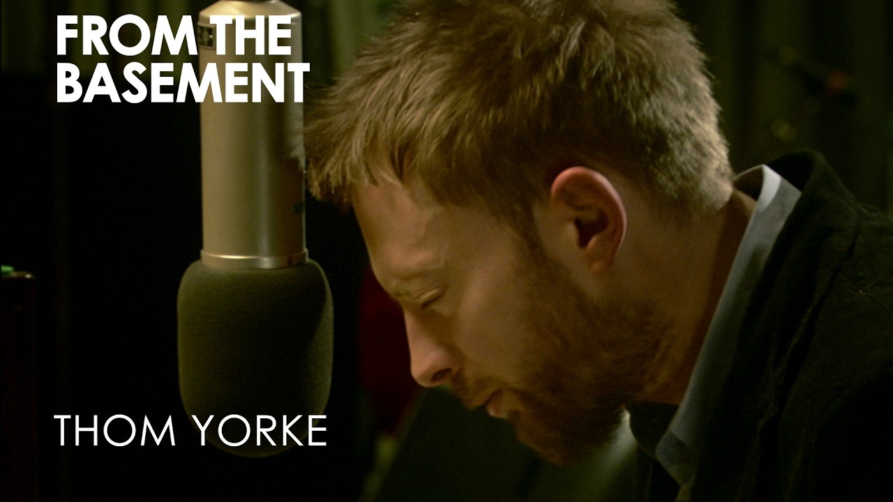 A still from the video: Atoms For Peace, From The Basement