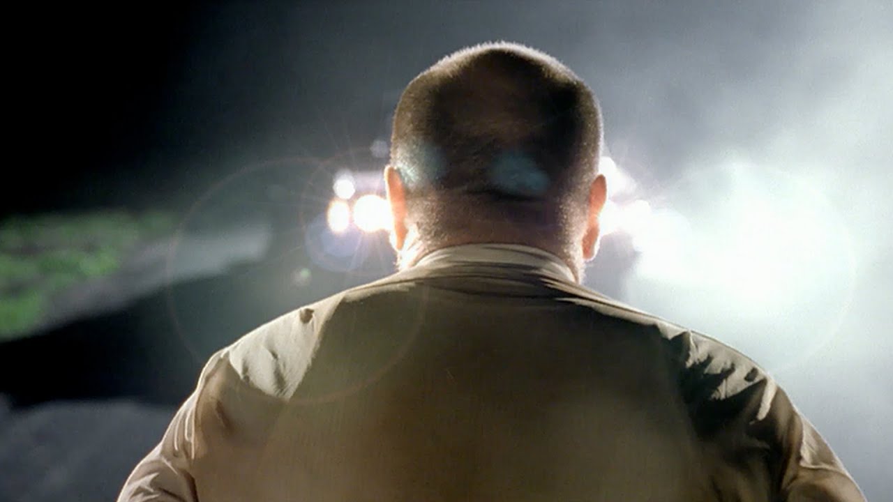 A still from the video: The promo, directed by Jonathan Glazer.