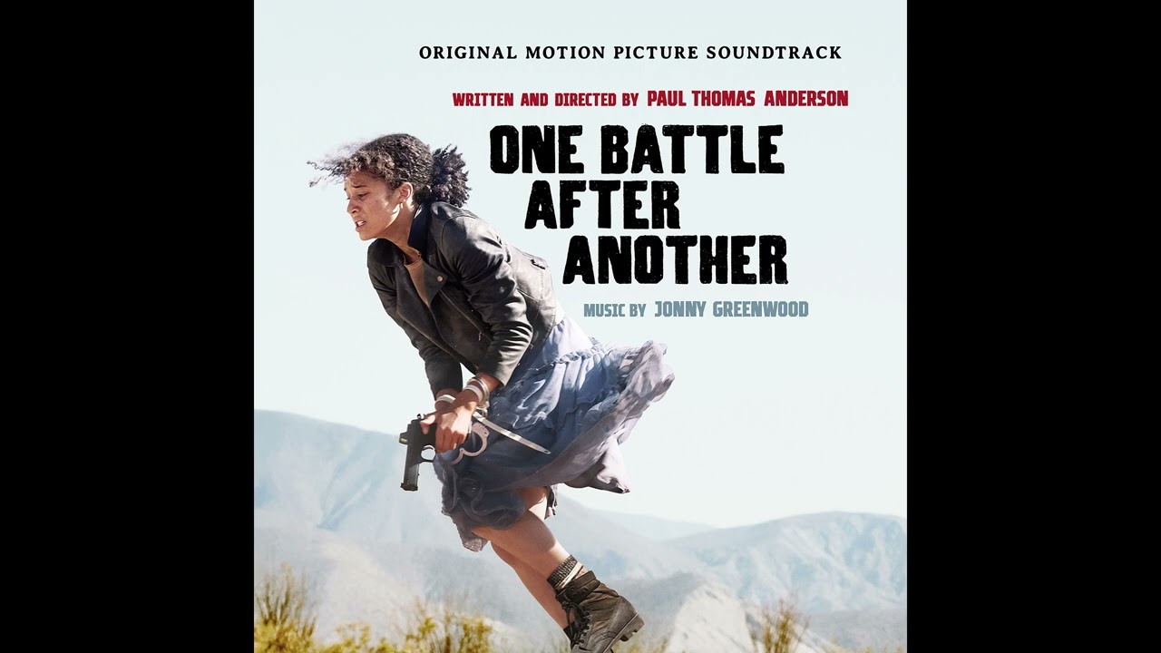 A still from the video: official audio upload of Mean Alley from the One Battle After Another soundtrack