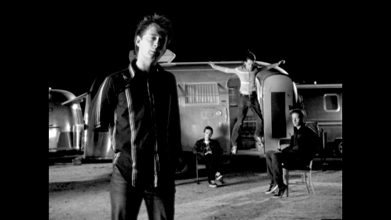 A still from the video: The promo, directed by Jonathan Glazer.