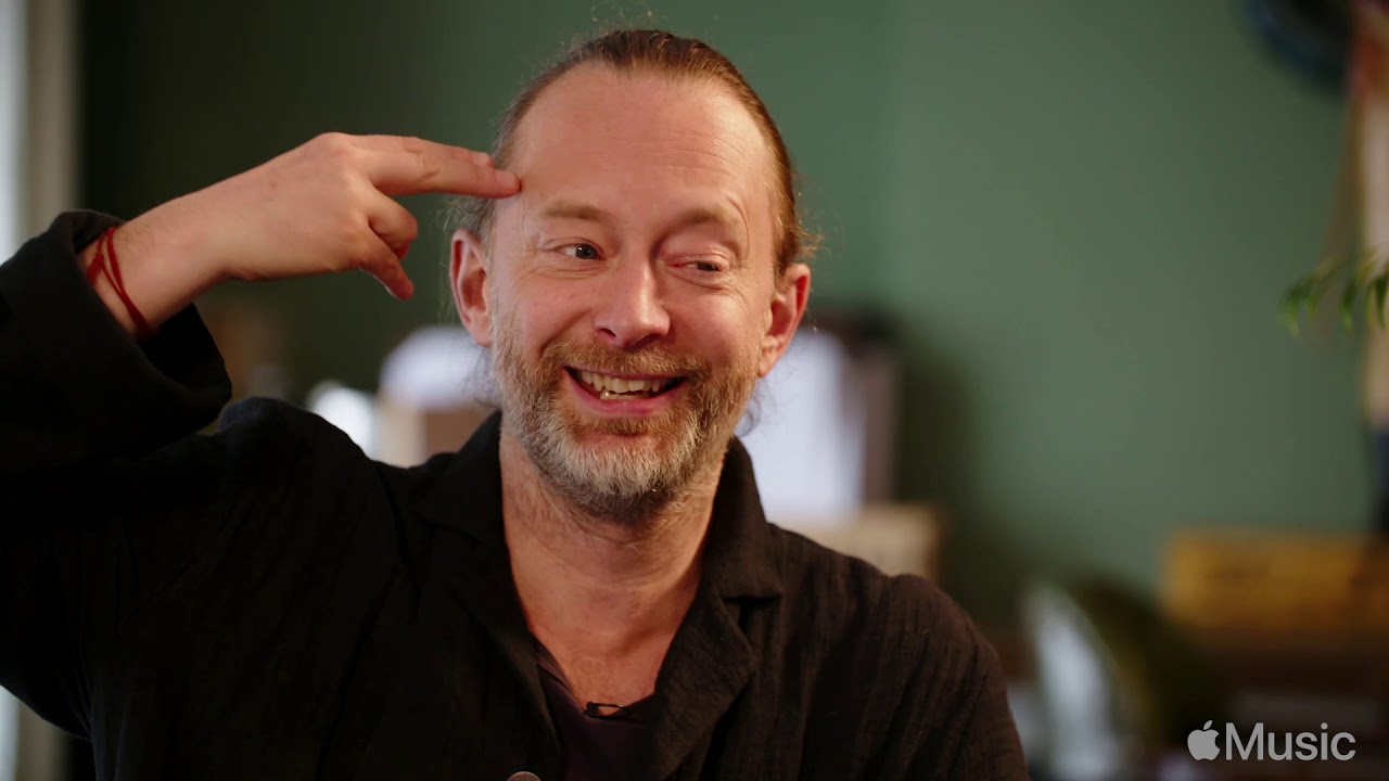 still from the video: the full Zane Lowe interview, as XL Recordings put it up