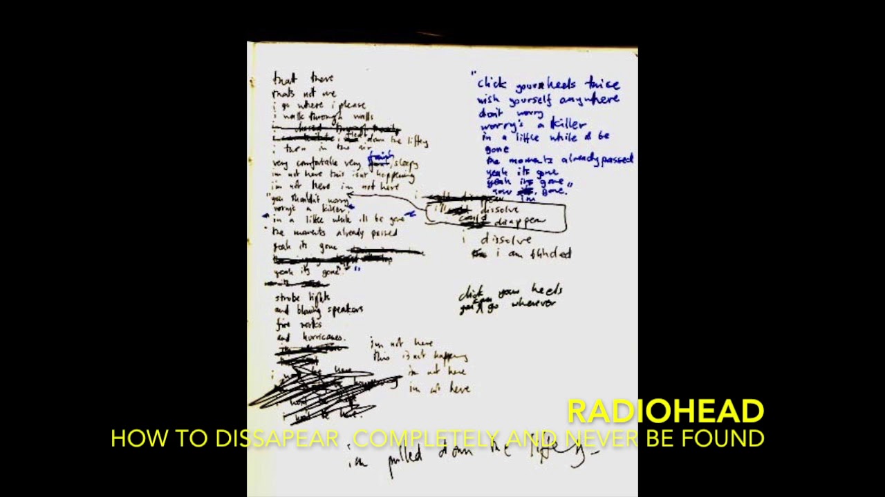 A still from the video: Live, 1998.